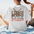 I Teach My Kids To Hit And Steal Baseball Moms Quote Women's T-Shirt Back Print I Teach My Kids To Hit And Steal Baseball Moms Quote Women's T-Shirt Back Print