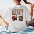 Tis The Season Baseball Mom Game Day Cheering Sports Lover Women's T-Shirt Back Print Tis The Season Baseball Mom Game Day Cheering Sports Lover Women's T-Shirt Back Print