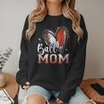 Ball Mom Football Baseball Mom Women Crewneck Sweatshirt