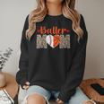 Baller Mom Leopard Basketball Baseball Mom Women Crewneck Sweatshirt