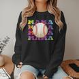 Baseball Mama Sport Women Proud Baseball Mom Women Crewneck Sweatshirt Baseball Mama Sport Women Proud Baseball Mom Women Crewneck Sweatshirt