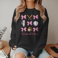 Baseball Mimi Era Bows Baseball Mom Women Women Crewneck Sweatshirt
