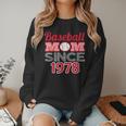 Baseball Mom Since 1978 Women Crewneck Sweatshirt