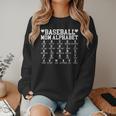 Baseball Mom Alphabet Mommy Mother's Day Motivational Saying Women Crewneck Sweatshirt Baseball Mom Alphabet Mommy Mother's Day Motivational Saying Women Crewneck Sweatshirt