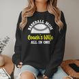 Baseball Mom Coach's Wife All In One Sports Player Coach Women Crewneck Sweatshirt Baseball Mom Coach's Wife All In One Sports Player Coach Women Crewneck Sweatshirt