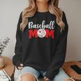 Baseball Mom Cute Letter Print Women Cute Mother's Day Women Crewneck Sweatshirt Baseball Mom Cute Letter Print Women Cute Mother's Day Women Crewneck Sweatshirt