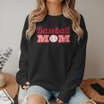 Baseball Mom Cute Mother Fans Baseball Graphic Women Crewneck Sweatshirt