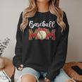 Baseball Mom Leopard Game Day Mom Life Mother's Day Women Crewneck Sweatshirt Baseball Mom Leopard Game Day Mom Life Mother's Day Women Crewneck Sweatshirt