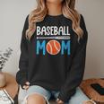 Baseball Mom Leopard Print Baseball Mama Women Mother's Day Women Crewneck Sweatshirt Baseball Mom Leopard Print Baseball Mama Women Mother's Day Women Crewneck Sweatshirt