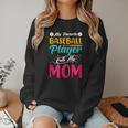 Baseball Mom Quote Vintage Retro Baseball Saying Women Crewneck Sweatshirt Baseball Mom Quote Vintage Retro Baseball Saying Women Crewneck Sweatshirt