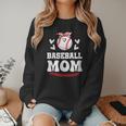 Baseball Mom Shirt Mama Women Baseball Shirt For Women Crewneck Sweatshirt