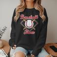 Baseball Mom T-Ball Mom Little League Mom Apparel Women Crewneck Sweatshirt Baseball Mom T-Ball Mom Little League Mom Apparel Women Crewneck Sweatshirt