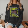 Baseball Mom Traits For Great Mothers Grey And Yellow Women Crewneck Sweatshirt Baseball Mom Traits For Great Mothers Grey And Yellow Women Crewneck Sweatshirt
