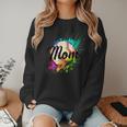 Baseball Mom USA American Baseball Graphic Women Crewneck Sweatshirt