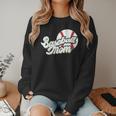 Baseball Mom's Favorite Game Day Women Crewneck Sweatshirt