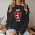 Best Baseball Mom Ever Baseball Women Crewneck Sweatshirt