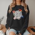 My Boy Might Not Always Swing But I Do Baseball Mom Mama Son Women Crewneck Sweatshirt