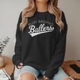 Busy Raising Ballers Baseball Mom & Parent Sports Women Crewneck Sweatshirt Busy Raising Ballers Baseball Mom & Parent Sports Women Crewneck Sweatshirt