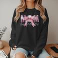 Coquette Baseball Mom Sorry Can't Baseball Bye Mother's Day Women Crewneck Sweatshirt Coquette Baseball Mom Sorry Can't Baseball Bye Mother's Day Women Crewneck Sweatshirt