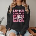 Coquette Bow In My Baseball Mom Era Baseball Mama Mother Day Women Crewneck Sweatshirt Coquette Bow In My Baseball Mom Era Baseball Mama Mother Day Women Crewneck Sweatshirt