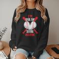 Cute Baseball Mom Out Of Your League Mommy Sports Players Women Crewneck Sweatshirt
