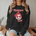 Cute Love Baseball BigLeague Babe Hot Baseball Mom Women Crewneck Sweatshirt