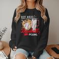 Hot Mess Always Stressed Baseball Mom Women Crewneck Sweatshirt