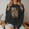 I`m a Baseball Mom Just Like a Normal Mom Except Much Cooler Women Crewneck Sweatshirt