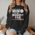 I'm Not Just His Mom I'm His Biggest Fan Baseball Mom Women Crewneck Sweatshirt I'm Not Just His Mom I'm His Biggest Fan Baseball Mom Women Crewneck Sweatshirt