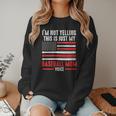 I'm Not Yelling This Is Just My Baseball Mom Voice Sport Women Crewneck Sweatshirt I'm Not Yelling This Is Just My Baseball Mom Voice Sport Women Crewneck Sweatshirt