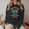My Kid Might Not Always Swing But I Do Baseball Mom Women Crewneck Sweatshirt My Kid Might Not Always Swing But I Do Baseball Mom Women Crewneck Sweatshirt