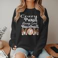 Loud And Proud Baseball Mom Messy Bun 2024 Women Crewneck Sweatshirt Loud And Proud Baseball Mom Messy Bun 2024 Women Crewneck Sweatshirt