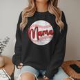 Mama Baseball Mom Women Crewneck Sweatshirt