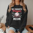 Mother's Day Baseball Mom Women Crewneck Sweatshirt