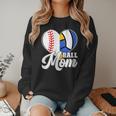 Proud Ball Mom Volleyball Baseball Mom Heart Women Crewneck Sweatshirt Proud Ball Mom Volleyball Baseball Mom Heart Women Crewneck Sweatshirt