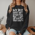 Proud Sassy Baseball Mom Women Crewneck Sweatshirt Proud Sassy Baseball Mom Women Crewneck Sweatshirt