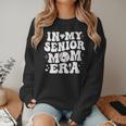 In My Senior Mom Era Class Of 2024 Groovy Baseball Mom Life Women Crewneck Sweatshirt In My Senior Mom Era Class Of 2024 Groovy Baseball Mom Life Women Crewneck Sweatshirt