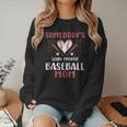 Somebody’s Loud Mouth Baseball Mom Women Crewneck Sweatshirt