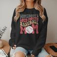 Somebody's Loudmouth Baseball Mom Baseball Women Crewneck Sweatshirt Somebody's Loudmouth Baseball Mom Baseball Women Crewneck Sweatshirt