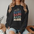 All Star Baseball Mom Women Crewneck Sweatshirt