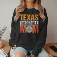 Texas Baseball Mom Design Baseball Player And Baseball Women Crewneck Sweatshirt Texas Baseball Mom Design Baseball Player And Baseball Women Crewneck Sweatshirt