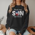 Thats My Son Out There For a Dominican Baseball Mom Women Crewneck Sweatshirt Thats My Son Out There For a Dominican Baseball Mom Women Crewneck Sweatshirt