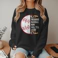Warning Baseball Mom Will Yell Loudly Women Crewneck Sweatshirt Warning Baseball Mom Will Yell Loudly Women Crewneck Sweatshirt