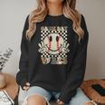 Women Kids Baseball Game Day Vibes Smile Baseball Mom Women Crewneck Sweatshirt Women Kids Baseball Game Day Vibes Smile Baseball Mom Women Crewneck Sweatshirt