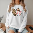 Baseball Heart Leopard Heart Sport Baseball Mom Women Crewneck Sweatshirt Baseball Heart Leopard Heart Sport Baseball Mom Women Crewneck Sweatshirt
