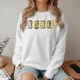 Baseball Mama Yellow Leopard Print Baseball Mom Gear Sports Women Crewneck Sweatshirt Baseball Mama Yellow Leopard Print Baseball Mom Gear Sports Women Crewneck Sweatshirt