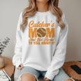 Baseball Mom Catcher's Mom Leopard Softball Mom Women Crewneck Sweatshirt