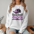 Baseball Mom Club Cool Women Crewneck Sweatshirt
