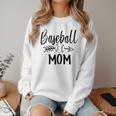 Baseball Mom Cute Arrow Father's Mother's Xmas Day Women Crewneck Sweatshirt Baseball Mom Cute Arrow Father's Mother's Xmas Day Women Crewneck Sweatshirt