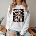 Baseball Mom Dog Mother's In My Baseball Mom Era Women Crewneck Sweatshirt